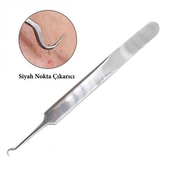 Paslanmaz Çelik Siyah Nokta Sivilce ve Akne Temizleyici Set 3lü Kit - 3