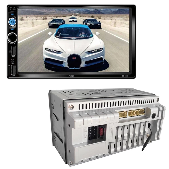 TWOGO GO-232AND Android Double Teyp 7 İnç 4x60 Watt 2+32GB - 2