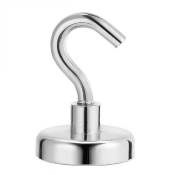 2 Adet Çok Amaçlı Güçlü Neodyum Mıknatıs Manyetik Kanca Askı - 4