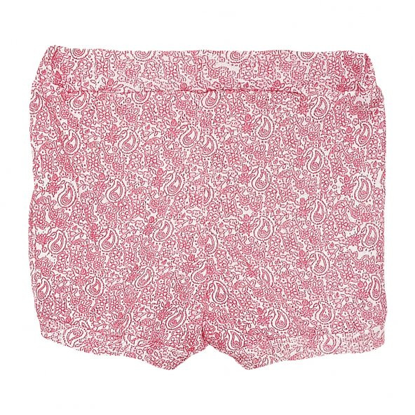 Bibaby Pink Flowers Şortlu Jakarlı Bebek Takımı - 2 li - Pembe - 3