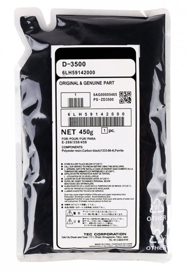 Toshiba D-3500 Muadil Developer e-Std 28  35  45  350  352  353 450 452 453 3520