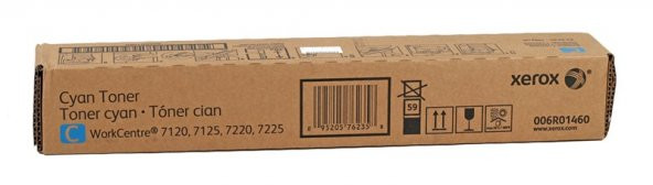 Xerox 7120 Orjinal Toner Mavi WC  7125  7225   006R01464