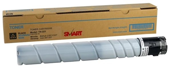 Minolta-Develop TN-221 Smart Siyah Toner  Bizhub C-227 C-287 Sindoh D-310  D-311 - 1
