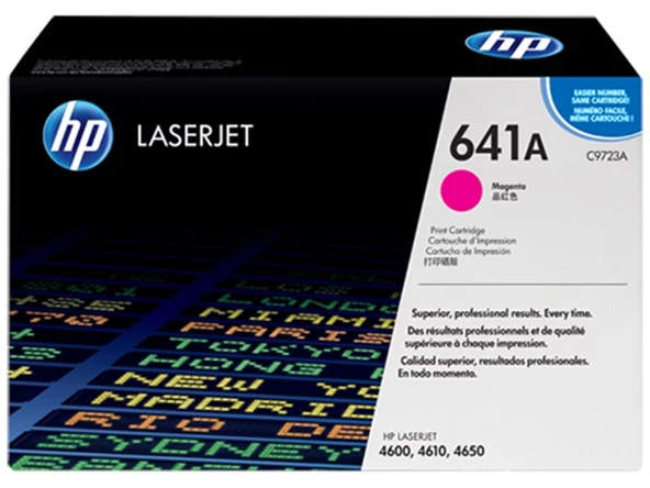 HP C-9723A 641A Orjinal Kırmızı Toner Color LaserJet 4600 4650