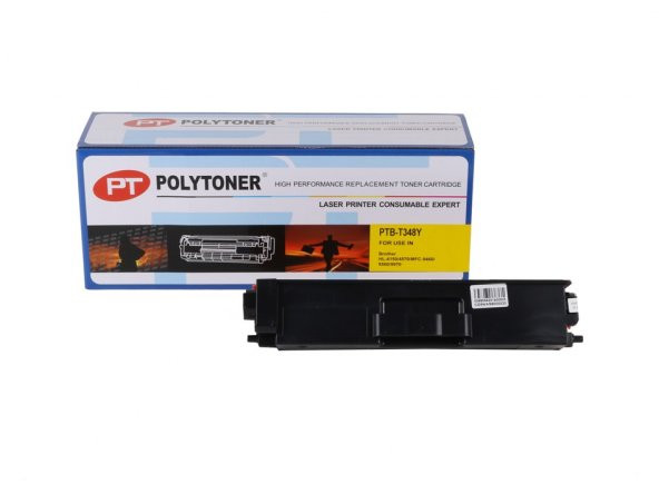 Brother TN-345 TN-328 TN-348 TN-378 TN-398 Sarı Polytoner HL4570 MFC 9460 9970