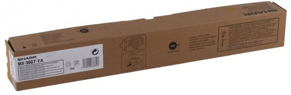 Sharp MX-36GT-YA Orijial Sarı Toner MX 2610 3110 3610 3640 3140