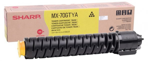 Sharp MX-70GT-YA Orijinal Sarı Toner MX 5500 6200 7000 - 2