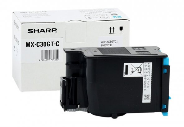 Sharp MX-C30GT-C Orijinal Mavi Toner MX-C250 C300 C301 Series - 2
