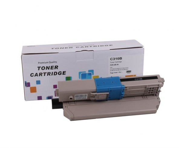 Oki C310 Siyah Muadil Toner C330  C510  C530  MC351  MC361  MC361
