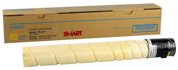 Minolta-Develop TN-221 Smart Sarı Toner Bizhub C227 C287 Sindoh D310  D311 - 2