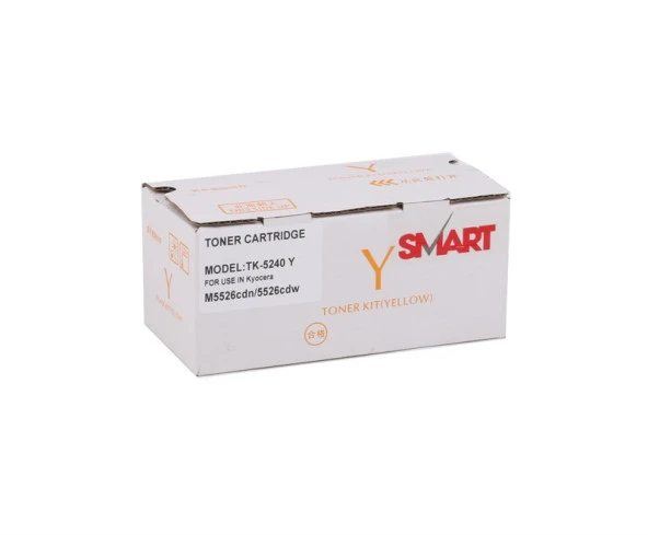 Kyocera Mita TK-5240 Smart Sarı Toner M-5026 M-5526 MC-3326