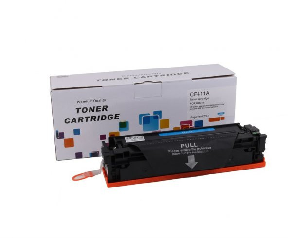 HP CF411A CRG 046C Mavi Muadil Toner M452 M477 Canon LBP 652 654 MF731 734 735