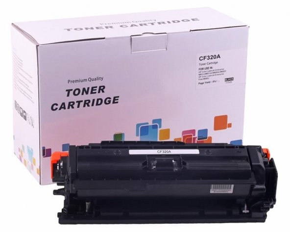 HP CB540A 125A CE320A 128A CF210A 131A Siyah Muadil Toner CM 1415 M276 Pro200