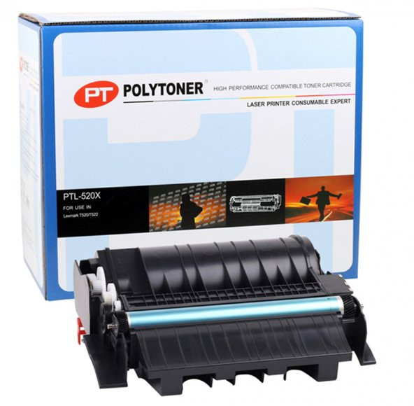 Lexmark T520X Polytoner T522  12A6835  (20.000 Sayfa)