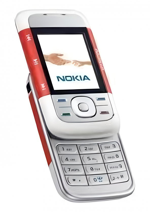 Nokia 5300 Kapak Tuş Takımı Kırmızı