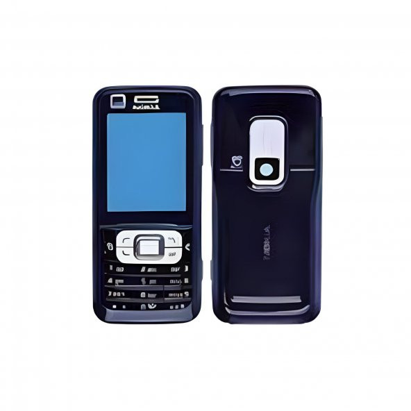 Nokia 6120c Classic Ön Arka Kapak Siyah