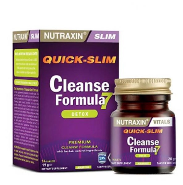 Nutraxin Cleanse Formula 7 14 Tablet Qs 8680512625667