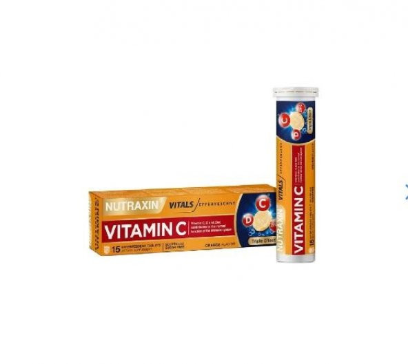 Nutraxin Efervesan  C Vitamini 15 Tablet 8680512630708
