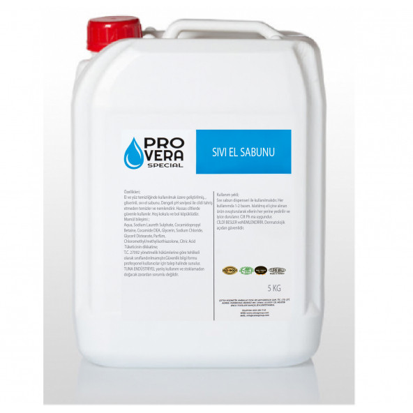 Pro Vera  Sıvı El Sabunu 5 Kg