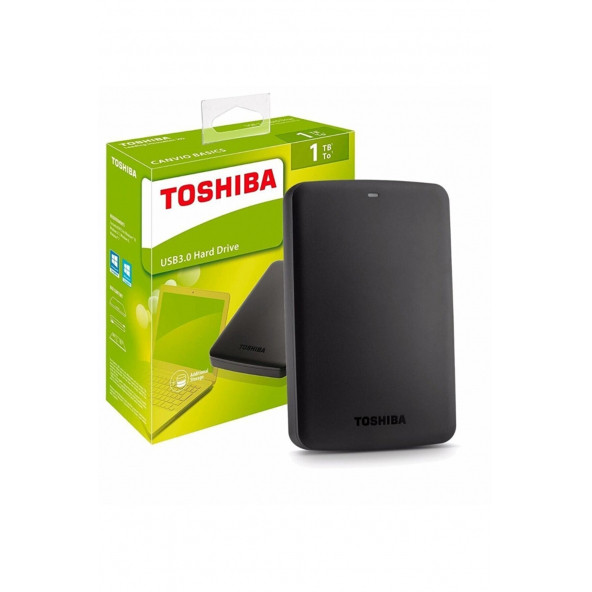 Toshiba Taşınabilir Disk - Taşınabilir Harddisk - 2.5'' - 1tb / Usb 3.0 CANVİO +