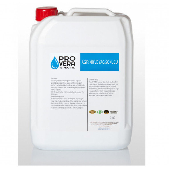 Pro Vera  Yağ ve Kir Sökücü 5 Kg