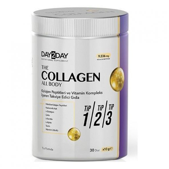 Day2Day The Collagen All Body Takviye Edici Gıda 300