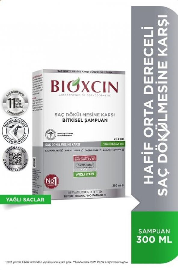 Bioxcin Genesis Yağlı Şampuan 300ml 8697432090260
