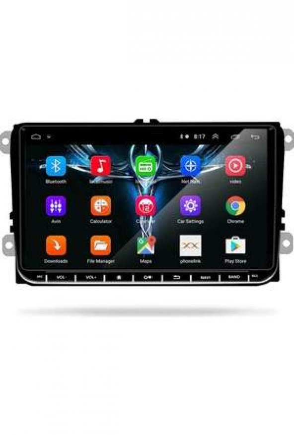 Volkswagen Caravelle Android Multimedya Sistemi (2010-2020) 9 İnç Alt Tuşlu 2 Ram 16 Hafıza 8 Çekirdek Samsung İşlemci - 3