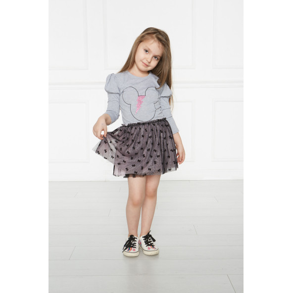 Minnie Mouse Kız Çocuk Elbise - 2