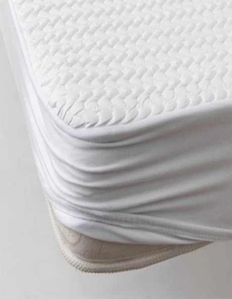 Mandaş Kapitone Fitted Sıvı Geçirmez Bebek Alezi (70x140) - 3