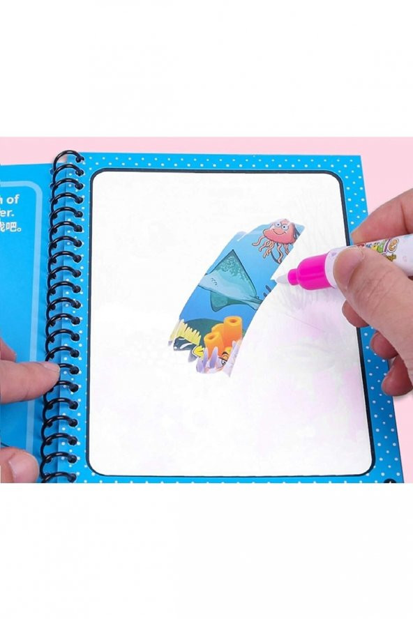 Sihirli Özel Sulu Kalem İle Boyama Kitabı Set | Uzay Temalı Magic - Resim 2