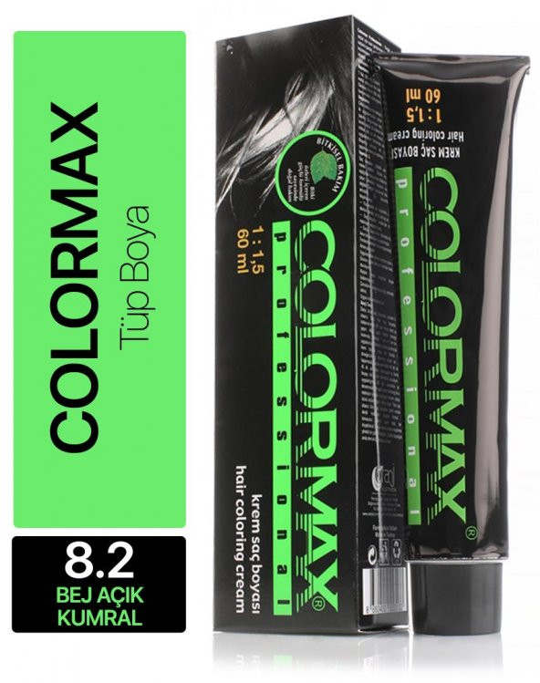 Colormax Tüp Saç Boyası 8.2 Bej Açık Kumral 60 ml - 1