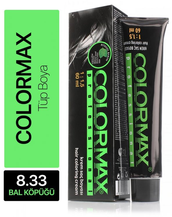 Colormax Tüp Saç Boyası 8.33 Bal Köpüğü 60 ml - 1