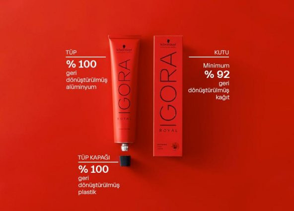 Schwarzkopf Igora Royal Saç Boyası 5.65 Açık Kahve Çikolata Altın 60 ml - 3