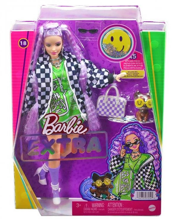 Barbie Extra Spor Ceketli Bebek HHN10