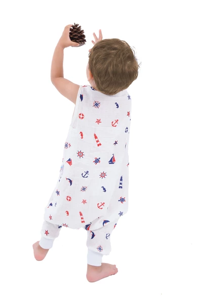 Çocuk Bebek Yazlık Baharlık Uyku Tulumu Müslin 0,5 Tog - 2
