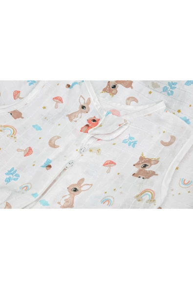 Çocuk Bebek Yazlık Baharlık Uyku Tulumu Müslin 0,5 Tog - 5