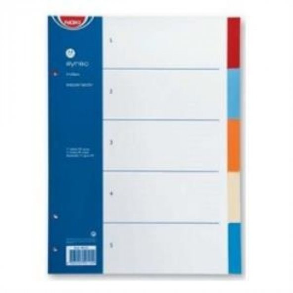 BIGPOINT PLASTIK A4 SEPERATOR 10 RENK (228-10) - 2