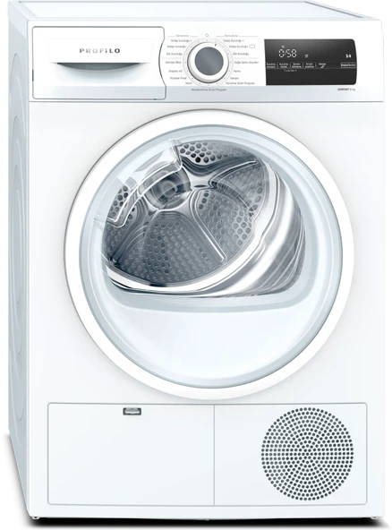 Profilo KM8612HTR 8 Kg Isı Pompalı Çamaşır Kurutma Makinesi