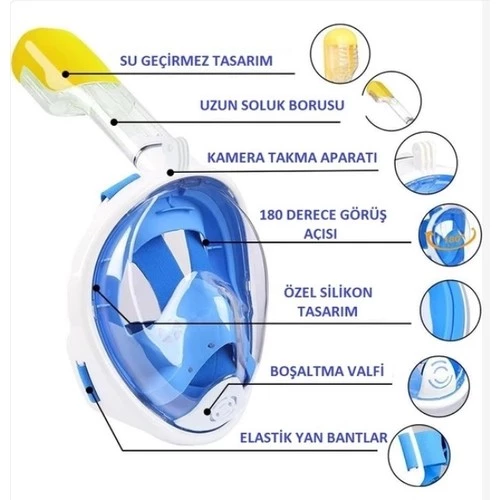Dynamic Fullface Yüzücü Maskesi Dynamic - 2