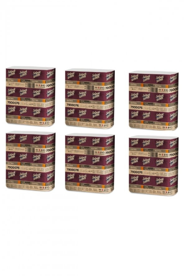 Selpak Extra Z Katlı Dispenser Havlu 6x 200 Adet - 2