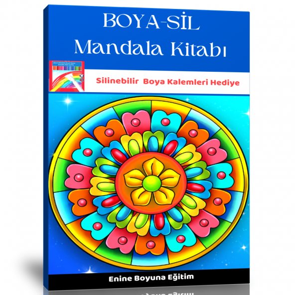 Boya Sil Mandala Kitabı