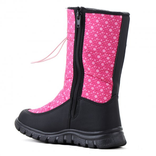 Vojo Ria Sıcak Astarlı Rahat Taban Fermuarlı Çocuk Kar Botu - 5