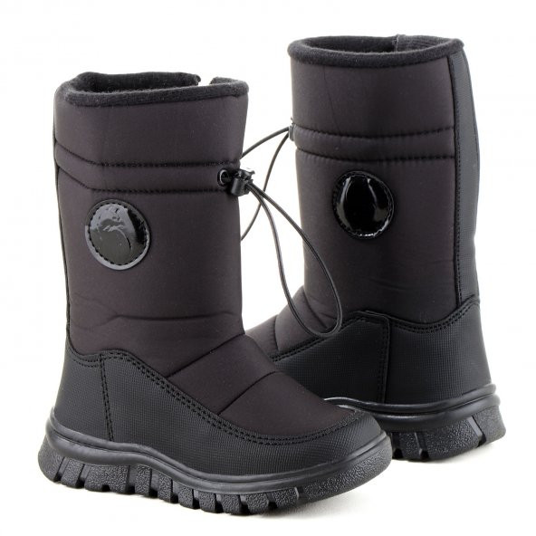 Vojo Ria Sıcak Astarlı Rahat Taban Fermuarlı Çocuk Kar Botu - 6