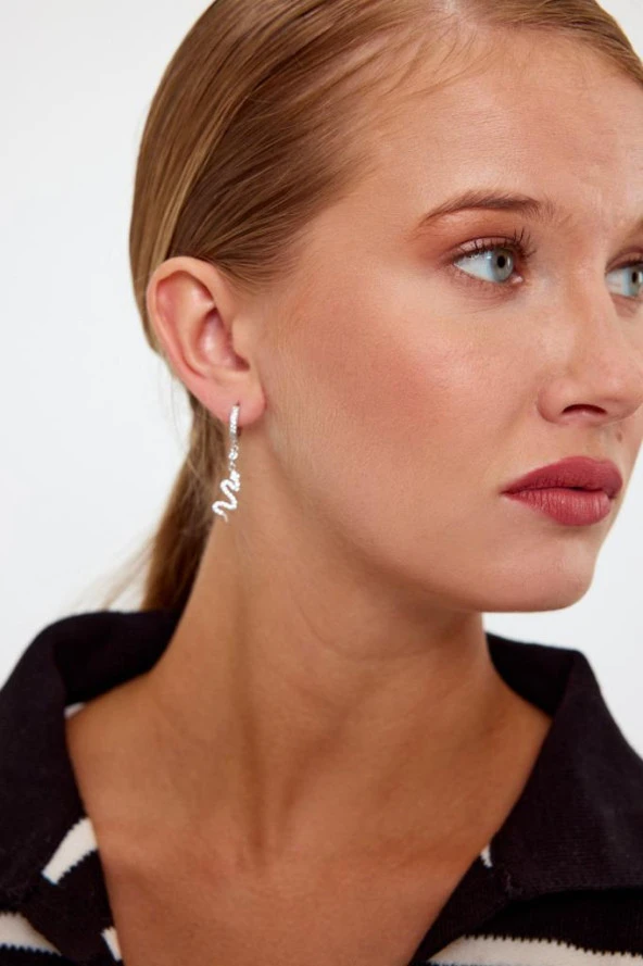 Yılan Model Gümüş Kolye - 4