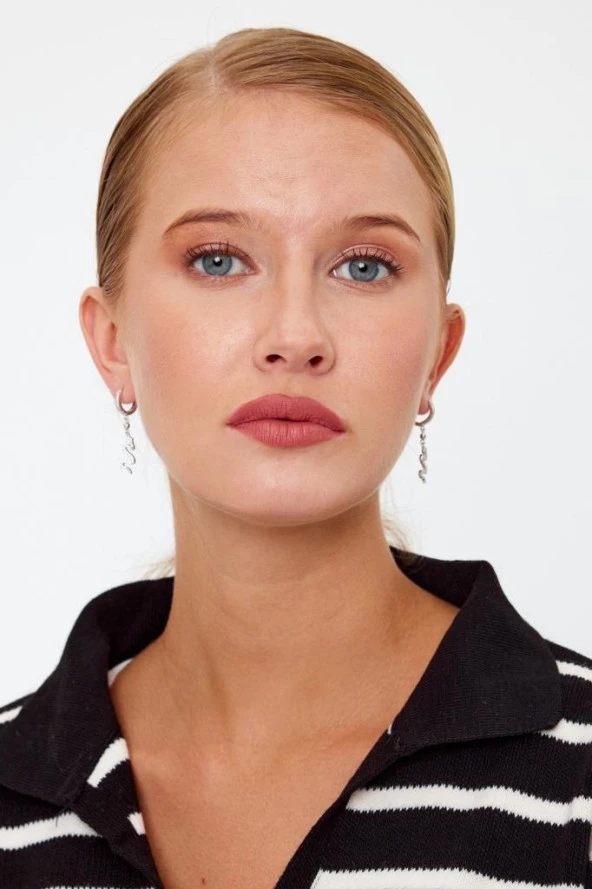 Yılan Model Gümüş Kolye - 2