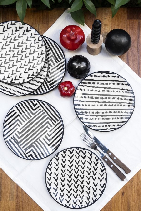 Ethnic Altılı Pasta Tabağı