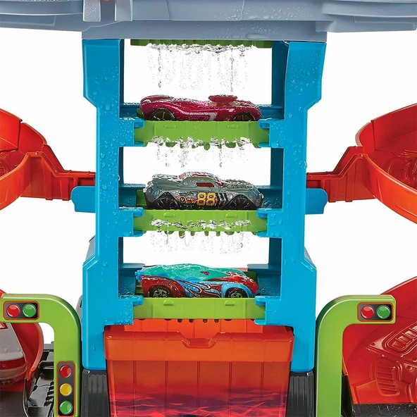 HDP05 Hot Wheels Mega Araba Yıkama Kulesi - 4