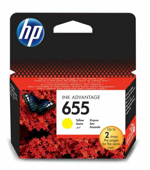 Hp 655 3525-4615-4625-5525-6525 Sarı Kartuş