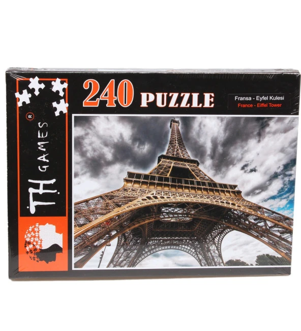 240 Parça Kutulu Puzzle - En Gözde Şehirler! Eyfel Kulesi